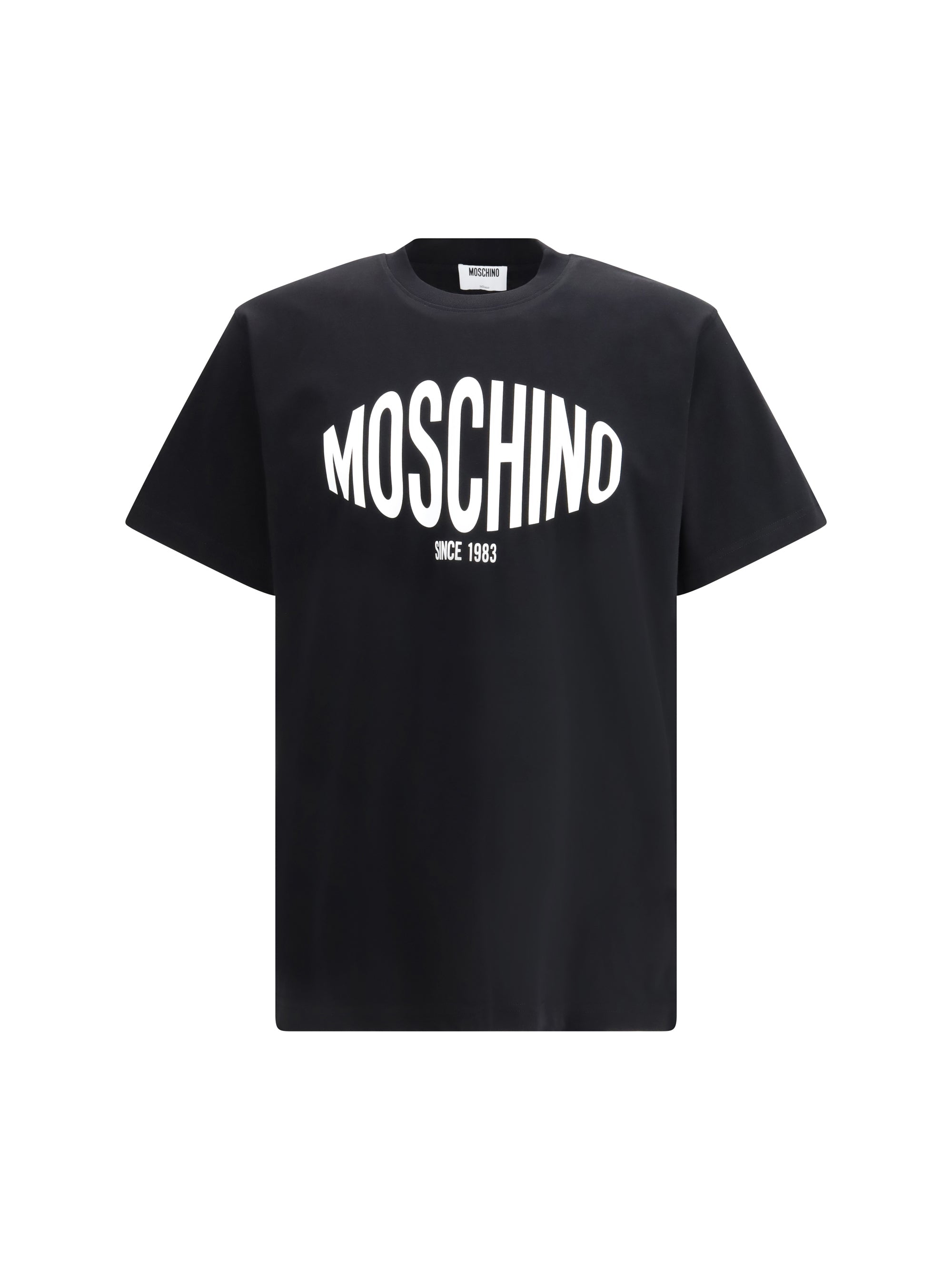 Moschino Logo-Printed T-Shirt — Black