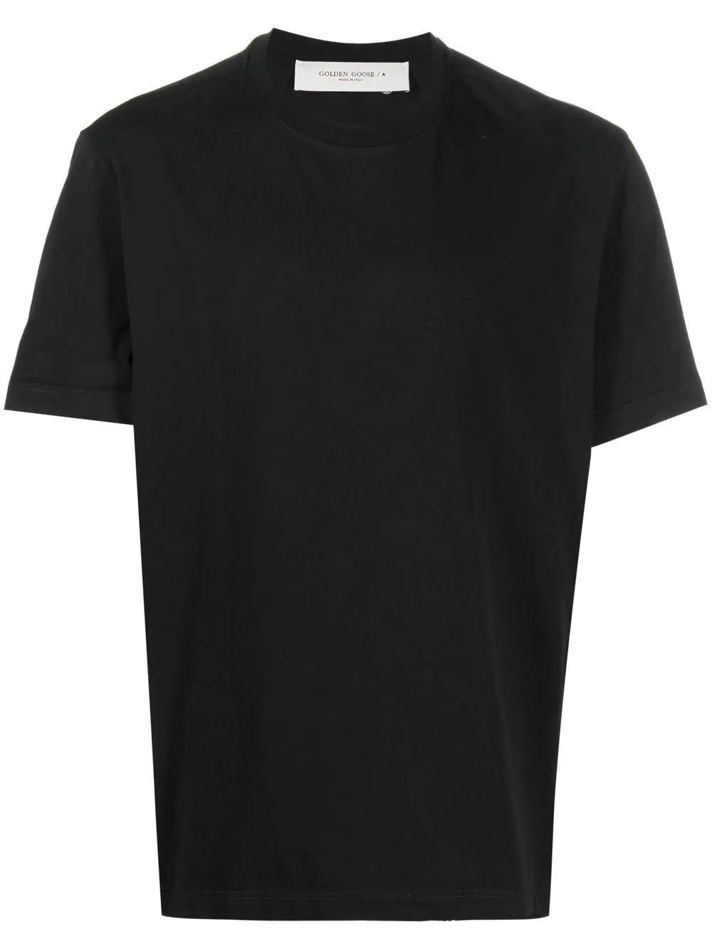 Golden Goose Crew Neck Cotton T-Shirt — Black