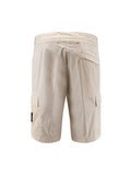 Stone Island Shorts White Cotone Organico Elastan