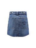 Givenchy Skirts Medium Blue Cotone - 40