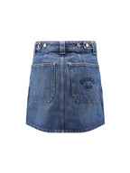 Givenchy Skirts Medium Blue Cotone - 40