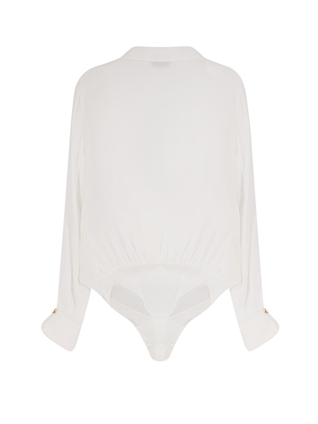 Elisabetta Franchi Shirts Ivory Viscosa - 44