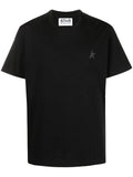 Golden Goose Star-Print Cotton T-Shirt — Black