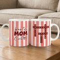 Personalizada Divertido Scrabble Nombres Crucigrama Rayas 11/15 oz Taza de Cerámica con Título Uso Diario Día de la Madre Regalo para Mamá Abuela