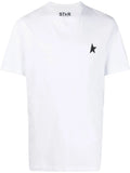 Golden Goose Logo-Printed Cotton T-Shirt — white