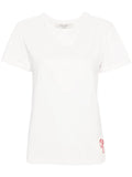 Golden Goose Logo-Patch Cotton T-Shirt — White
