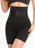High Waist Seamless Butt Lift Buttoned Chinlon Shapewear