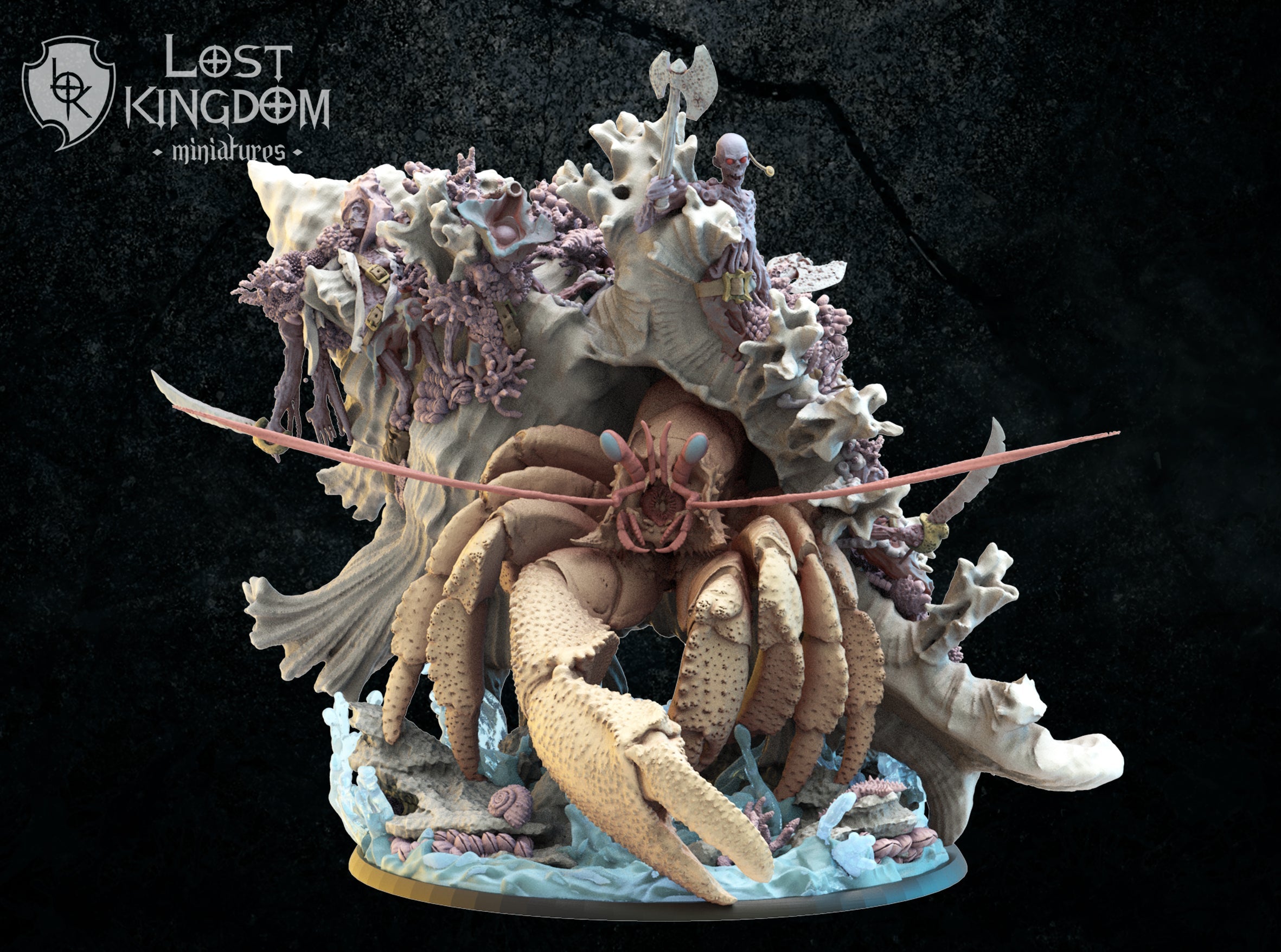 Corpse Hermit Crab, Lost Kingdom Miniatures