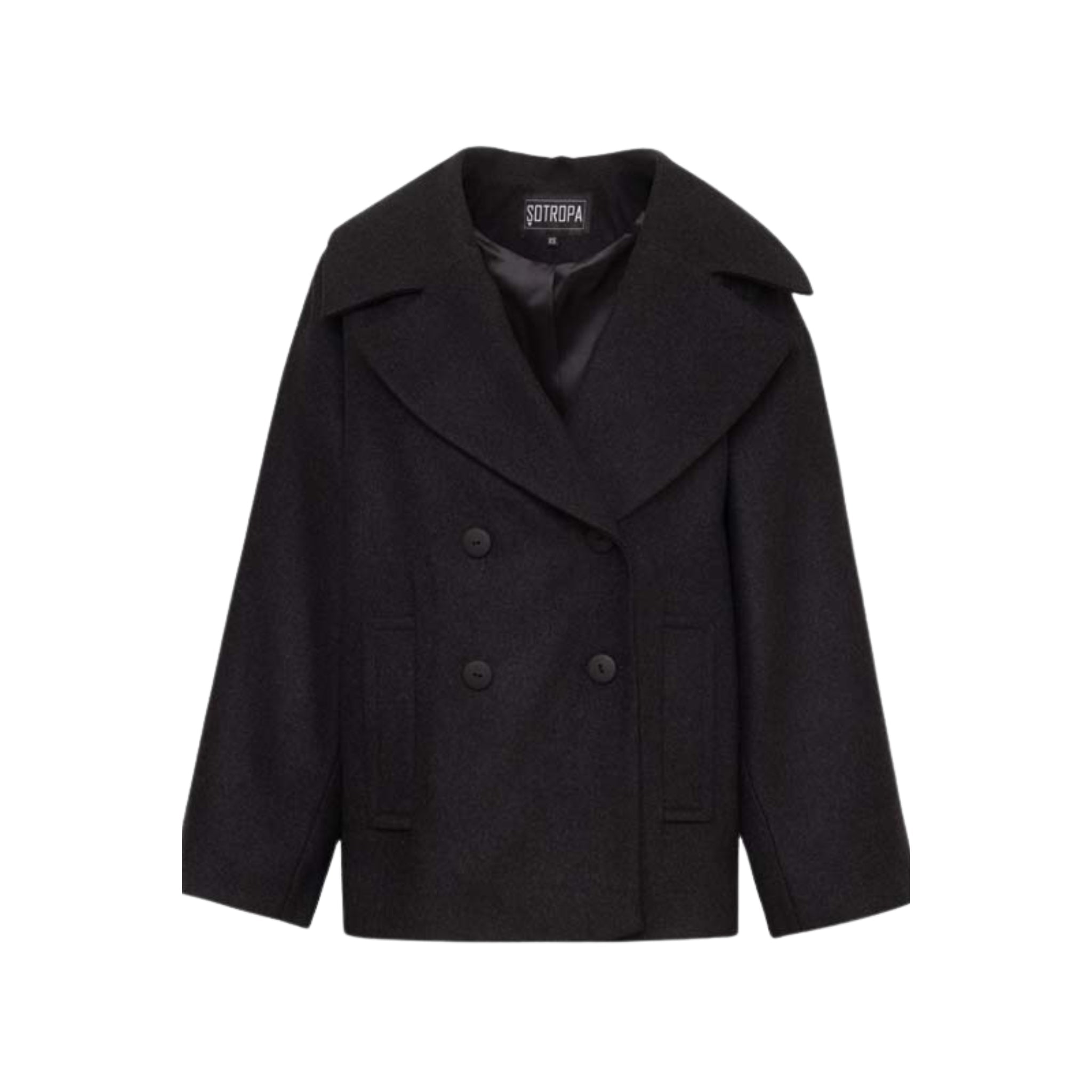 Short Grey Coat | PR Sample