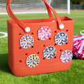 Personalizado en 3D impreso Cheer Pom Pom Bolsa Charm Accesorios para Bogg Navidad Cumpleaños Regalo para Ella Cheerleaders