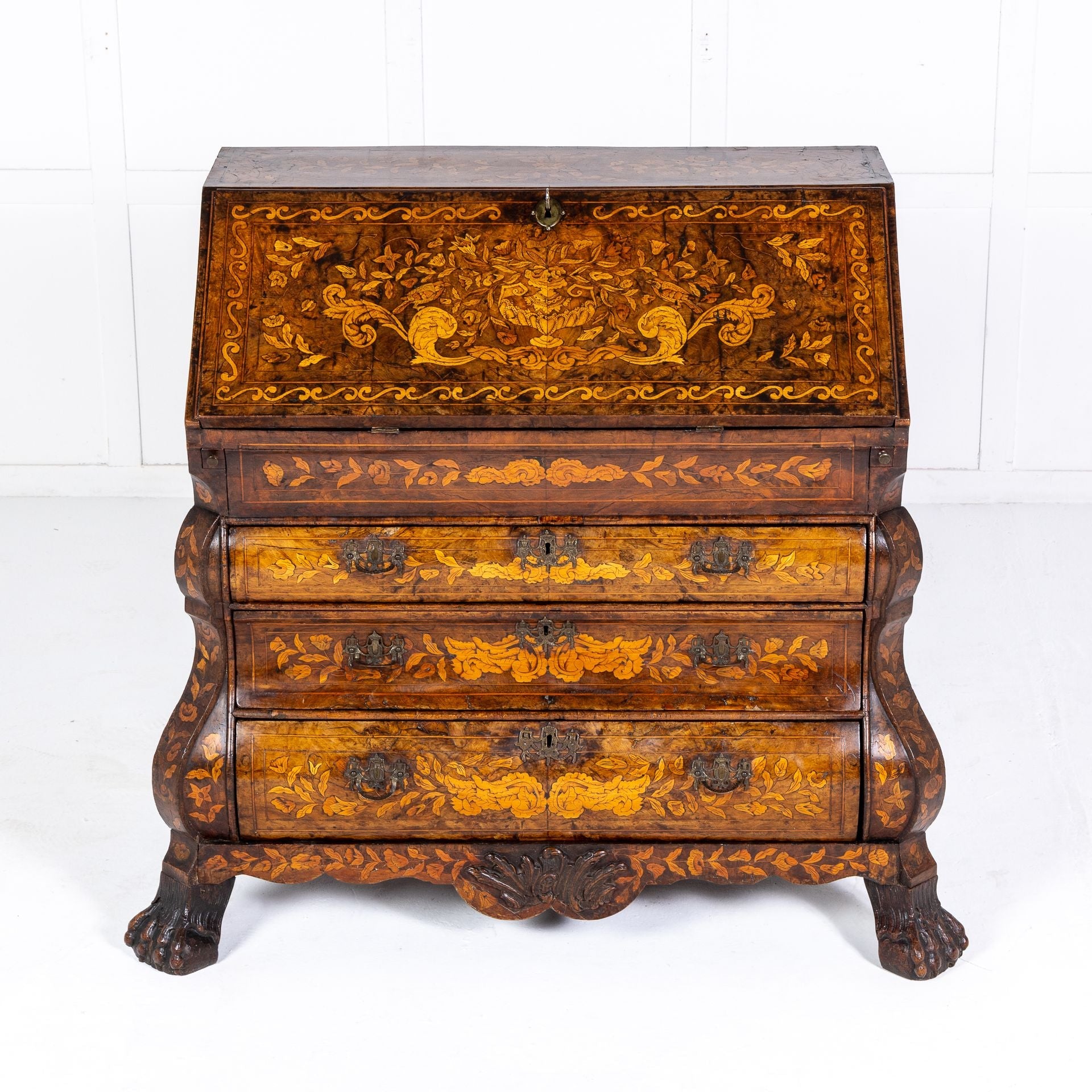 18th Century Dutch Marquetry Bureau By Sister Parish Design