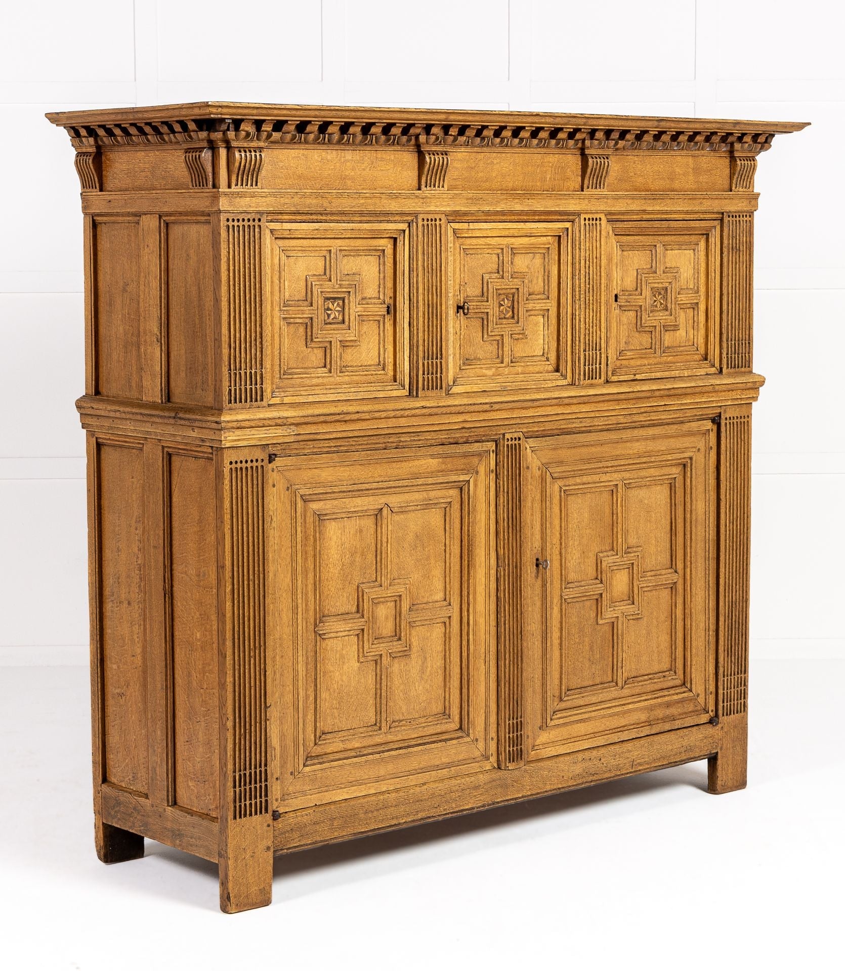 18th Century Dutch Oak Cabinet By Sister Parish Design