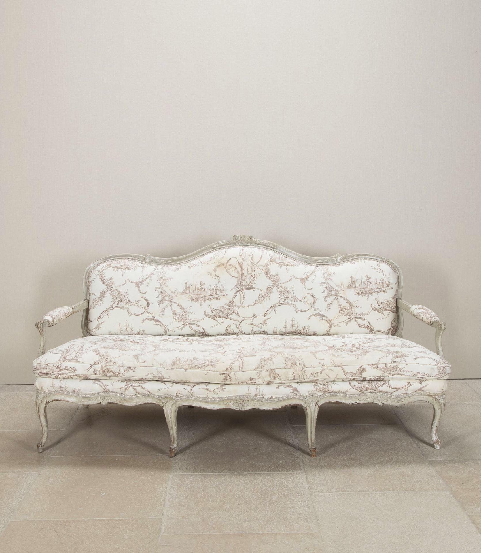 18th Century French Louis XV Period Sofa By Sister Parish Design