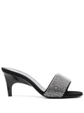 The Attico Rem Heel Mule — Black