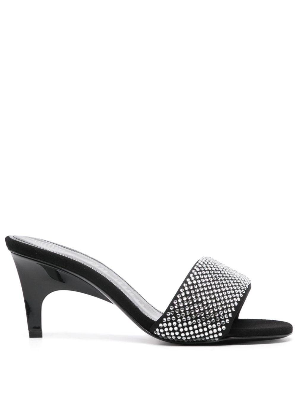 The Attico Rem Heel Mule — Black