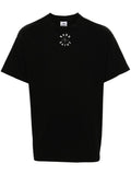 Saint Mxxxxxx Logo-Print Cotton T-shirt — black