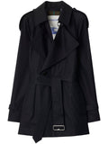 Gabardina de algodón de Burberry - Negra