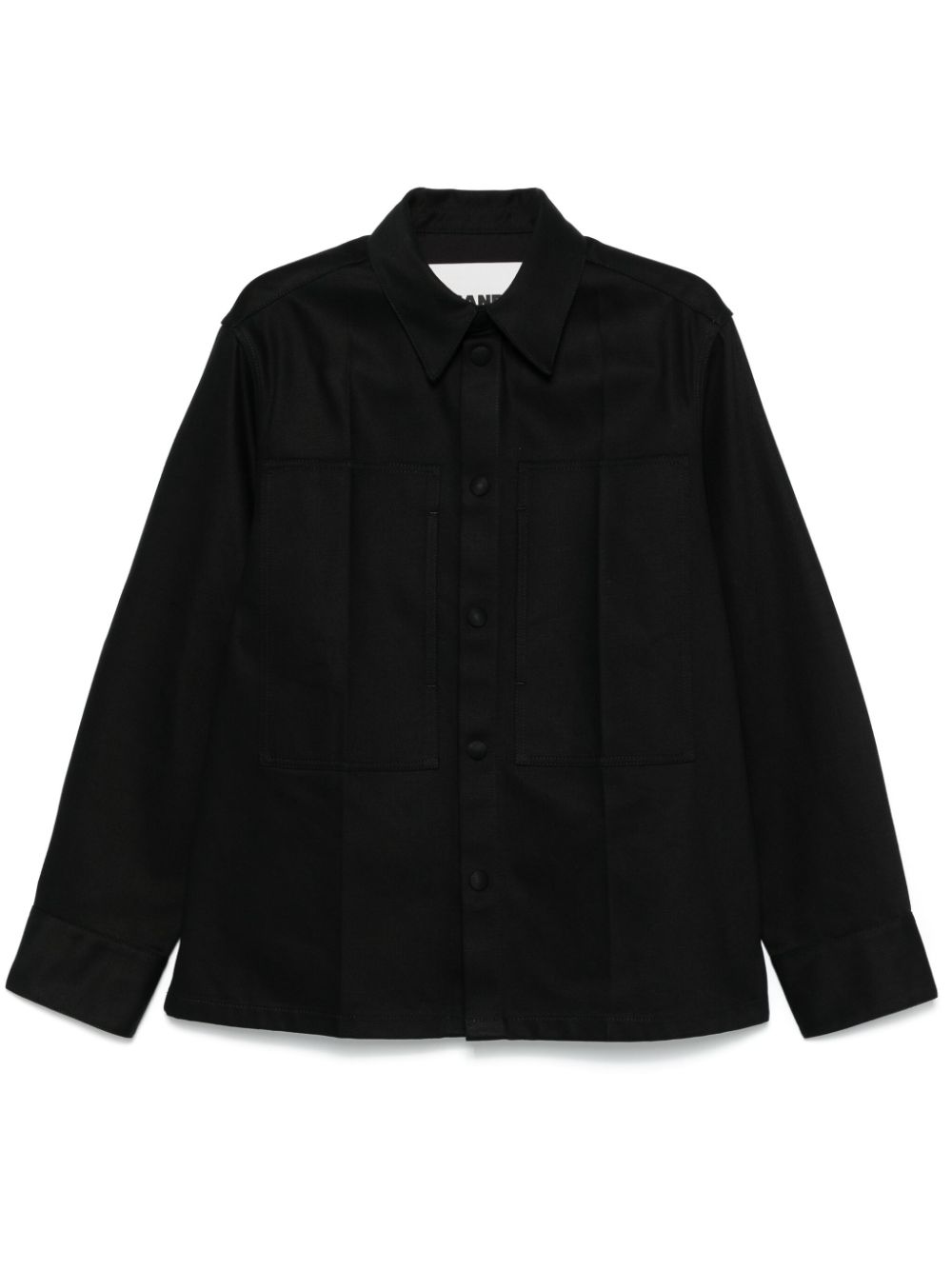 Jil Sander Denim Cotton Shirt — Black
