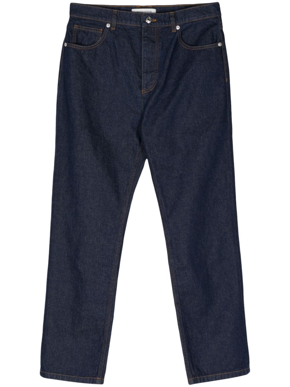 Maison Kitsuné Straight-Leg Denim Jeans — Indigo