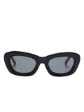 The Attico Cat-Eye Sunglasses — Black
