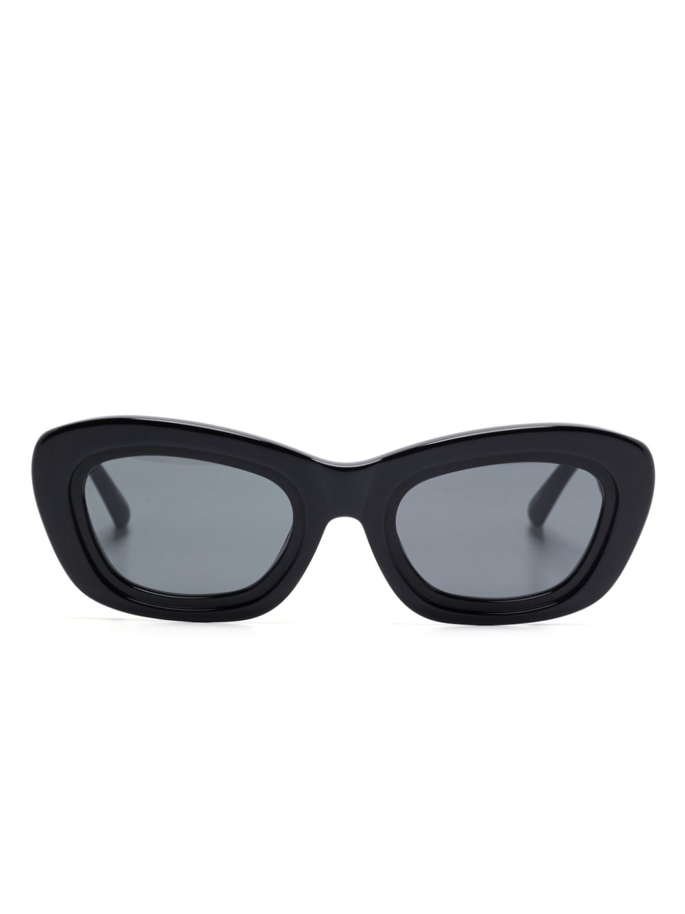 The Attico Cat-Eye Sunglasses — Black