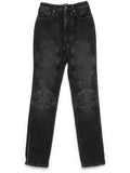 Jean Paul Gaultier Padded Panels Denim Jeans — Black