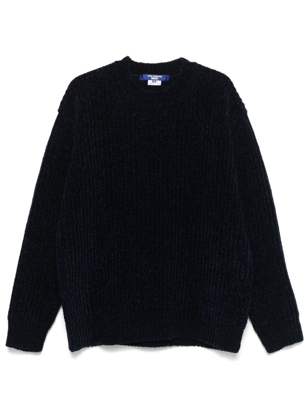 Junya Watanabe Ribbed Wool-Blend Sweater — Black