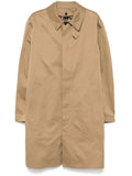 Saint Laurent Cotton Gabardine Trench Coat — Beige