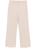 Circolo 1901 Cotton Blend Trousers — Beige