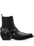 Ganni Western Chelsea Boots — Black