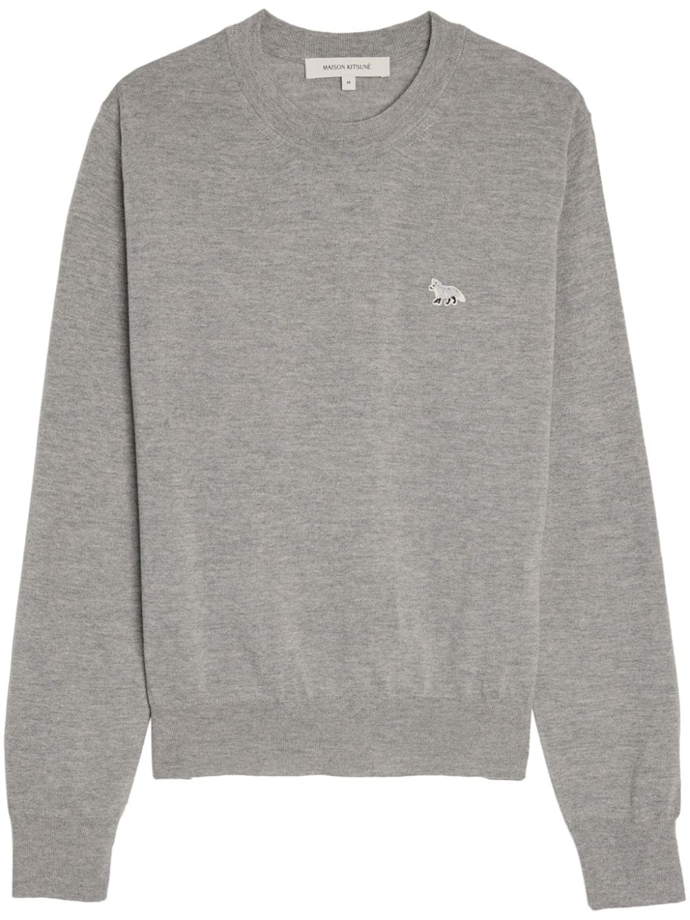 Maison Kitsuné Baby Fox Sweater — Grey
