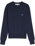 Maison Kitsuné Baby Fox Sweater — Navy