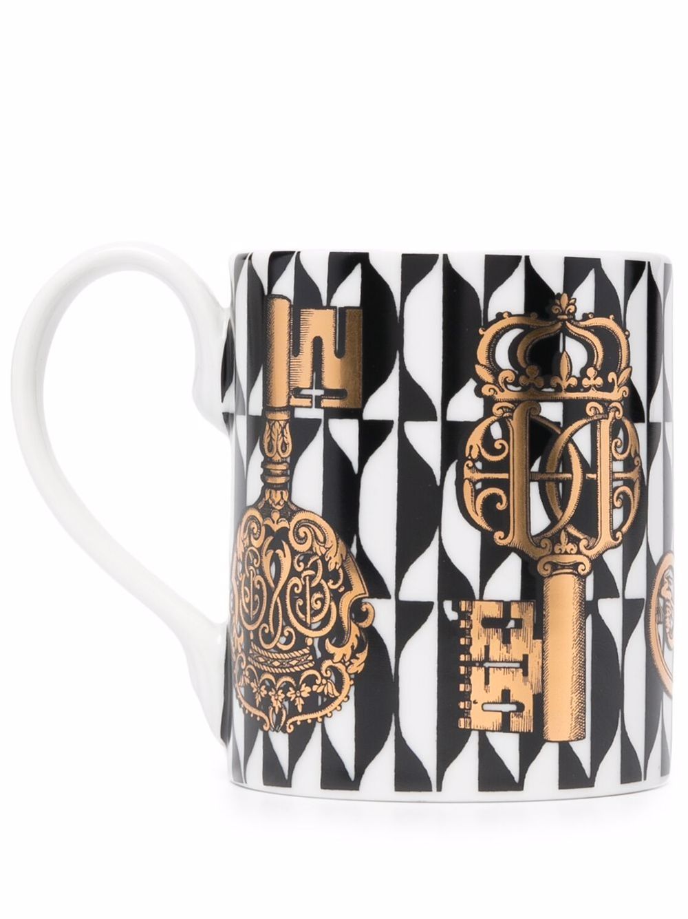Fornasetti Mug — Black