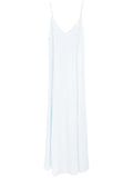 Forte Forte Satin Slip Dress — Blue