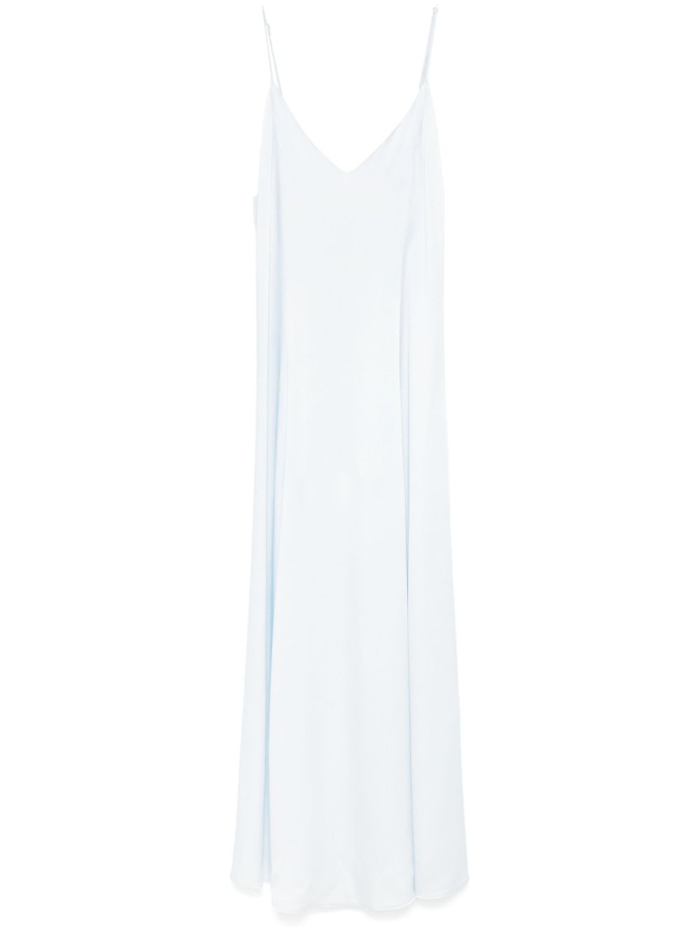 Forte Forte Satin Slip Dress — Blue