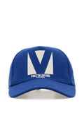 Valentino Garavani Logo-Embroidered Cotton Baseball Cap — Blue