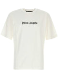 Palm Angels Logo-Print Cotton T-shirt — White