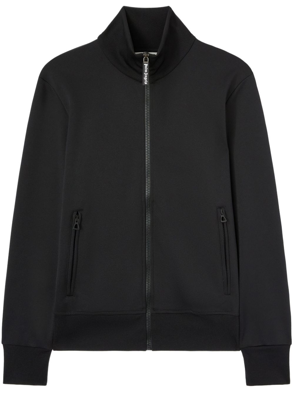 Palm Angels Logo Print Track Jacket — Black