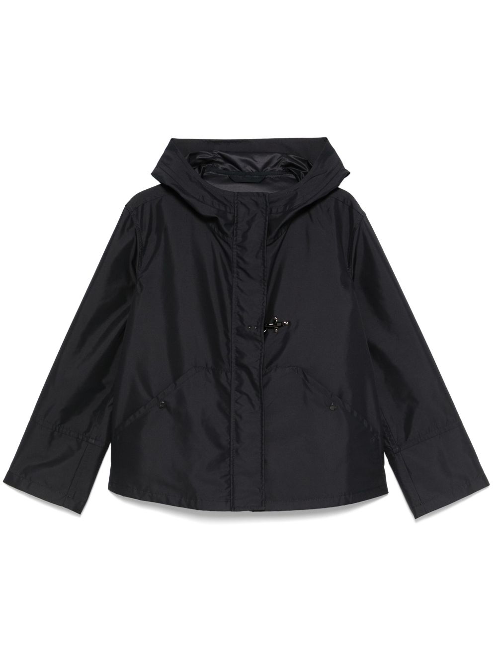 Fay Short Parka Parka Coat — Black