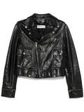 Golden Goose Shiny Leather Jacket — Black