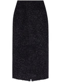 Balenciaga Tweed Skirt — Black
