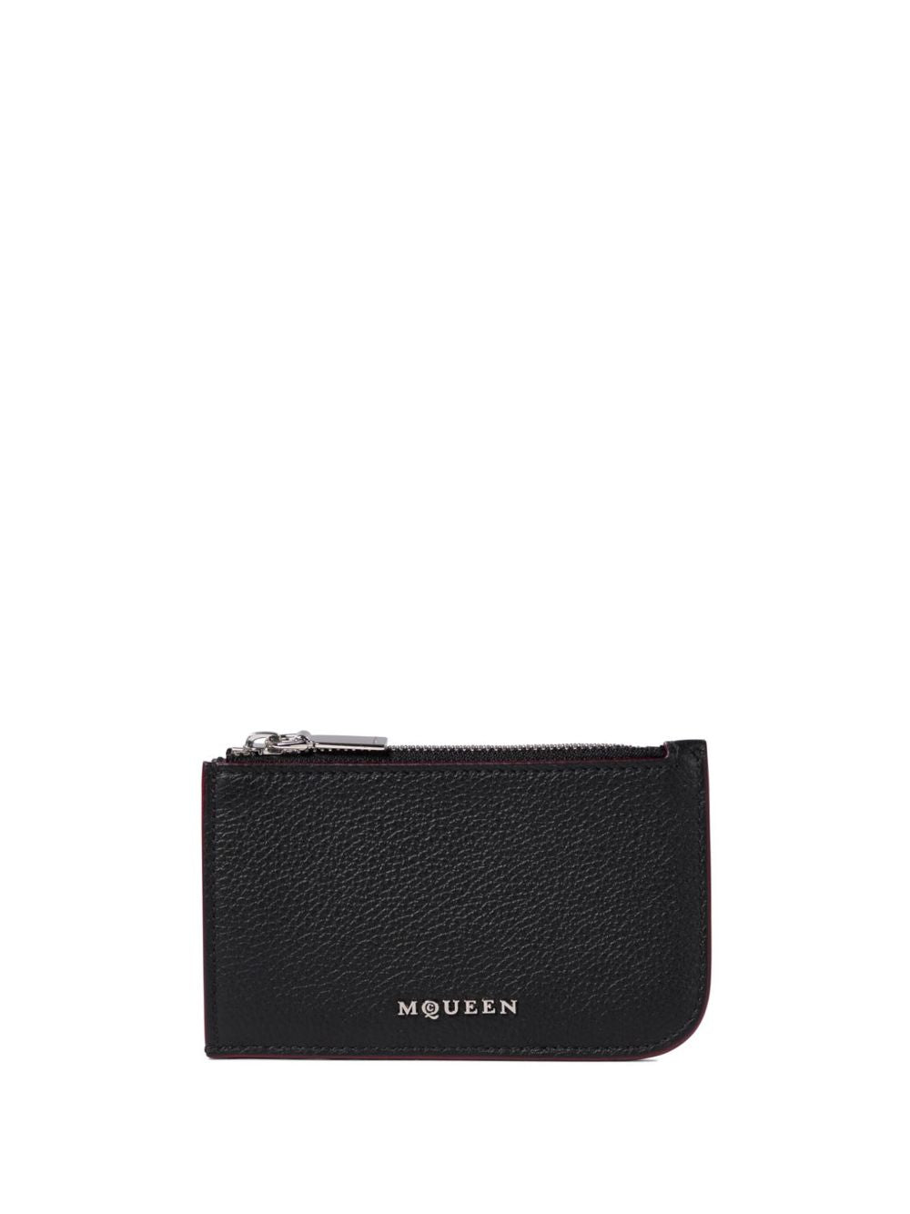Alexander McQueen Leather Card Case — Black