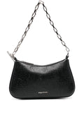 Alexander McQueen T-Bar Shoulder Bag — Black