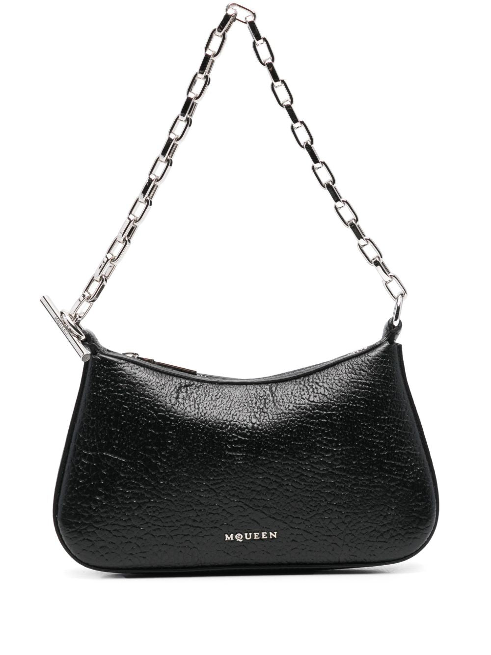 Alexander McQueen T-Bar Shoulder Bag — Black