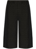 Alexander McQueen Skull Jacquard Bermudas — Black