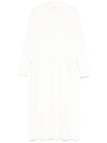 Parosh Double-Breasted Coat — White