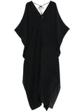 Taller Marmo Pre Rio Maggiore Kaftan Dress — Black