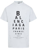 Balenciaga Logo Print T-shirt — White