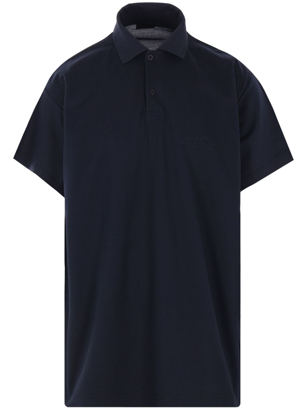 Balenciaga Polo Shirt — Navy