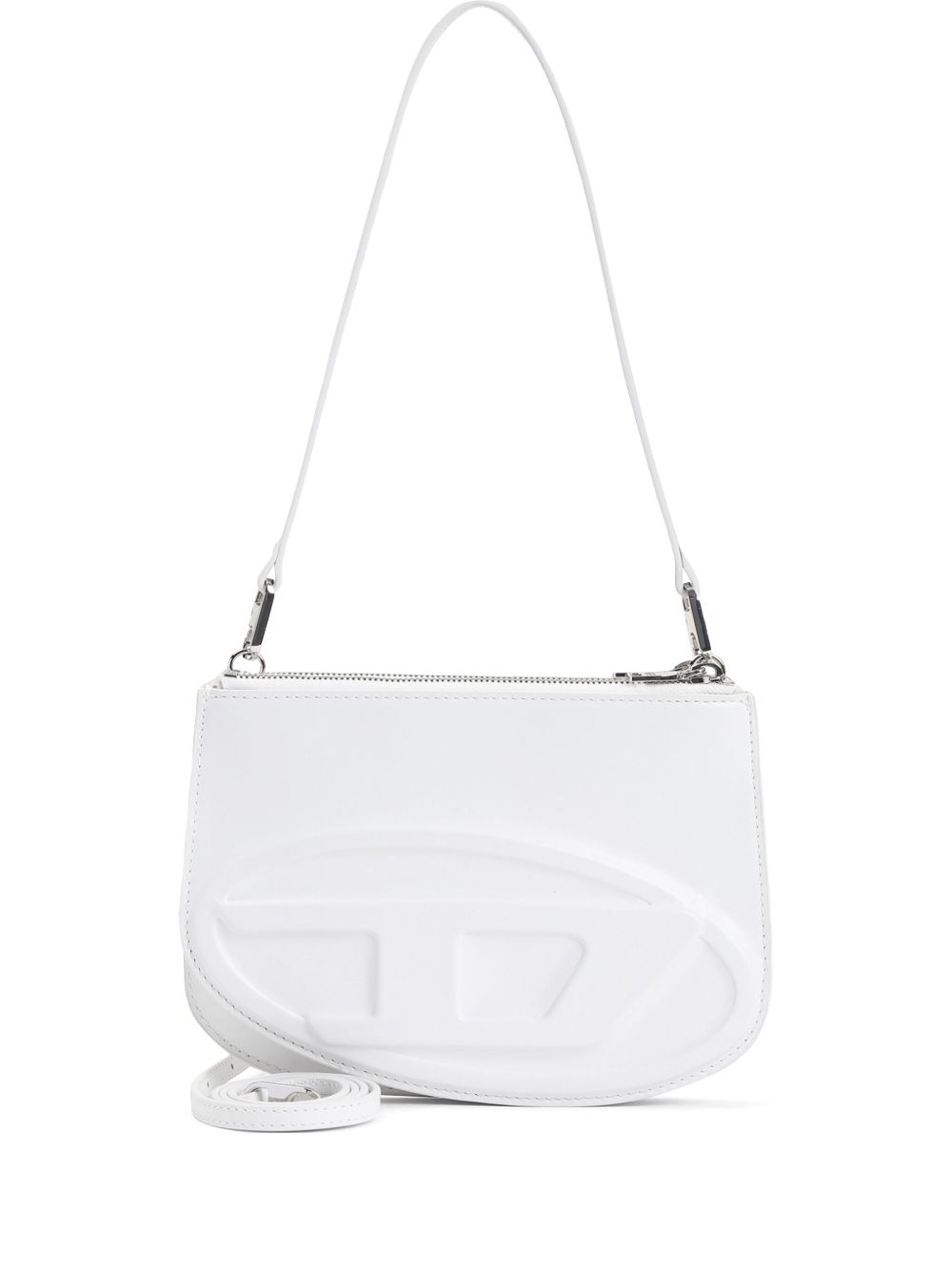 Diesel 1DR Twin Shoulder Bag — White